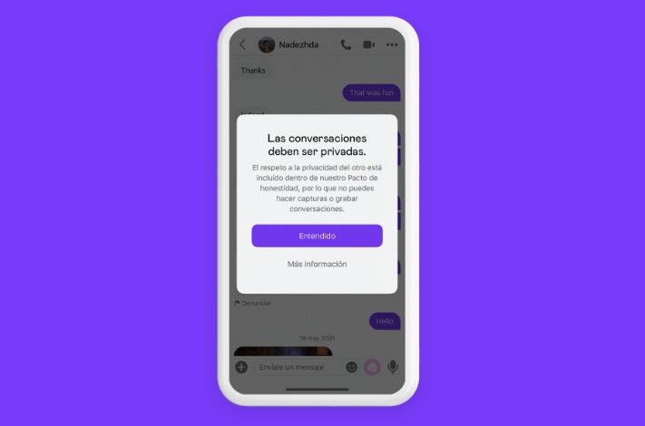 como hacer captura de pantalla badoo